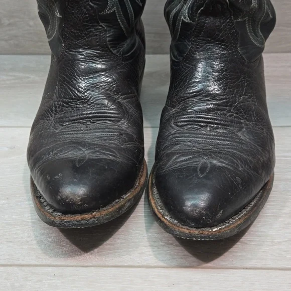 Nocona Mens Leather Western boots shoes sz 8 EE